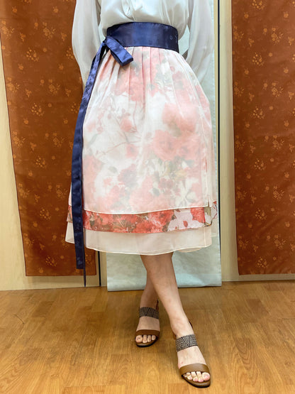 Flower of Jisoo Wrap Skirt