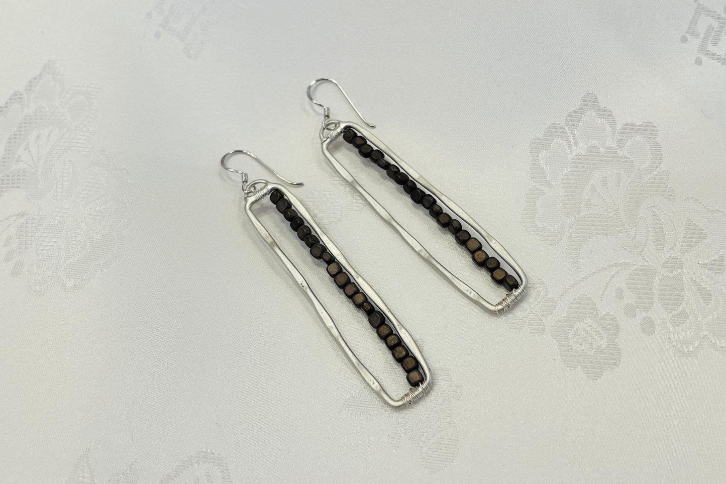 Slim Bejeweled Earrings