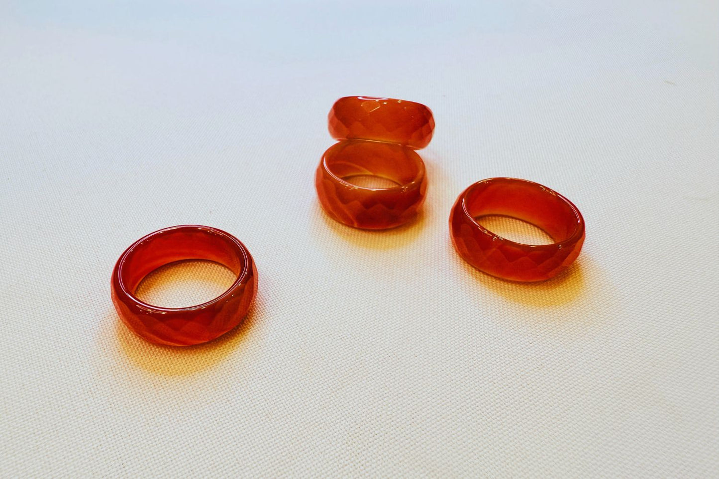 Genuine Burgundy Jade Ring