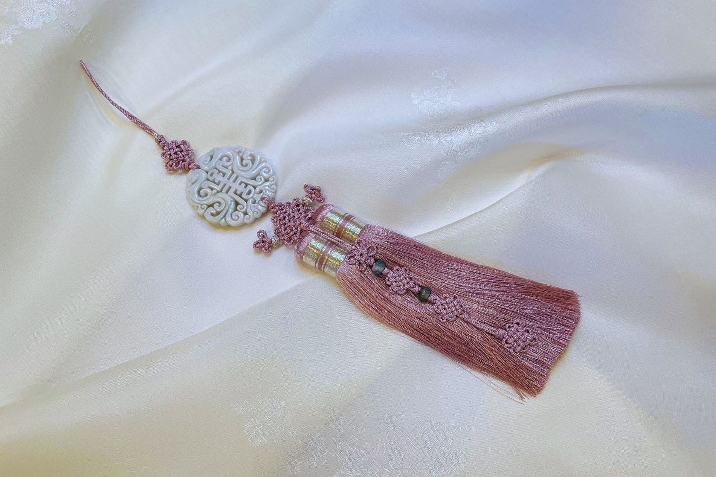 Cloud Norigae (Rose Pink)
