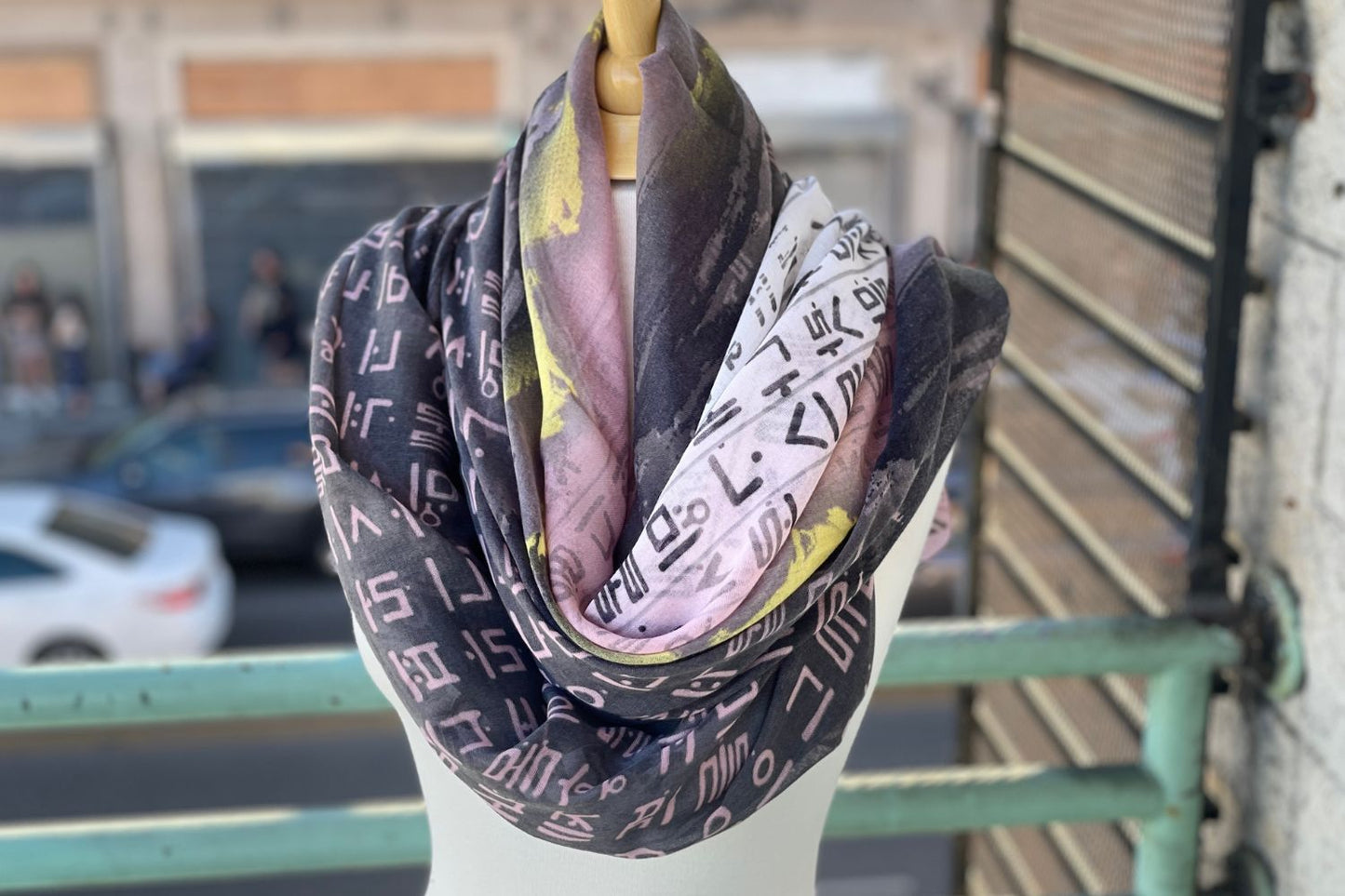 Hunminjeongeum scarf 5