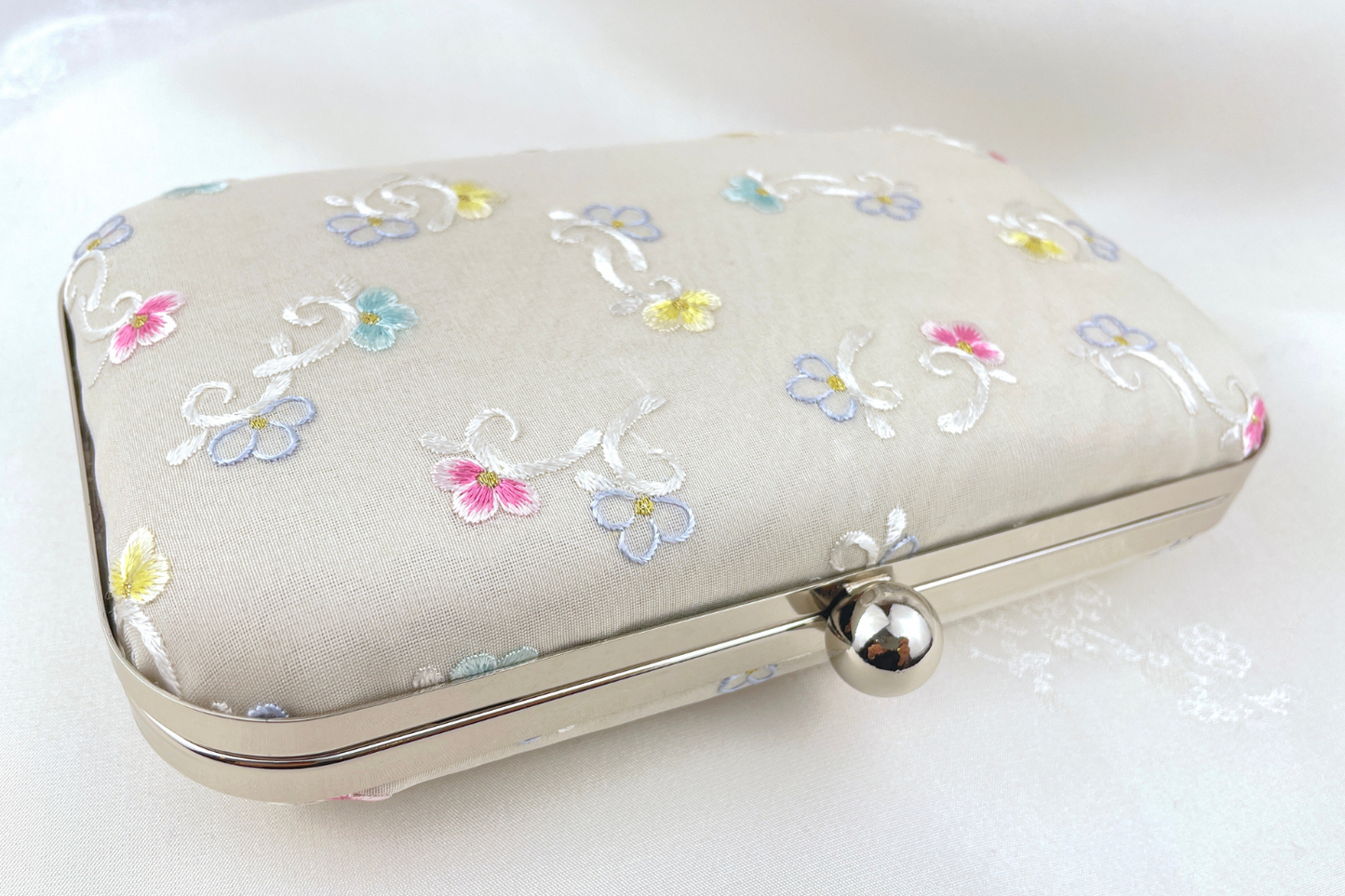 Floral Handmade Clutch Handbag