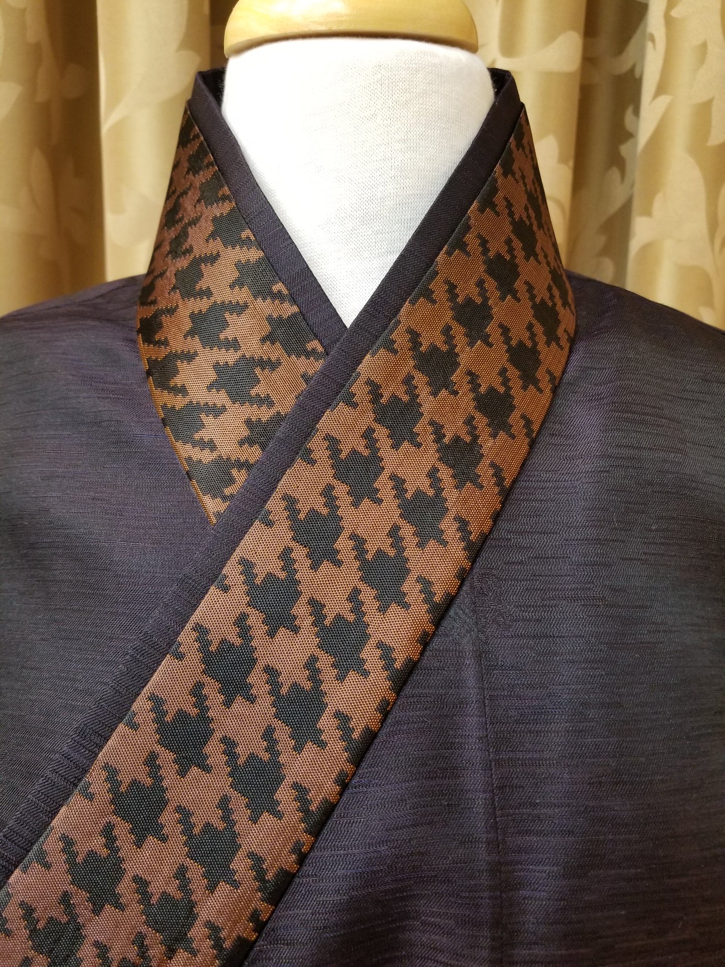 Houndstooth Modern Jeogori Jacket (Black)