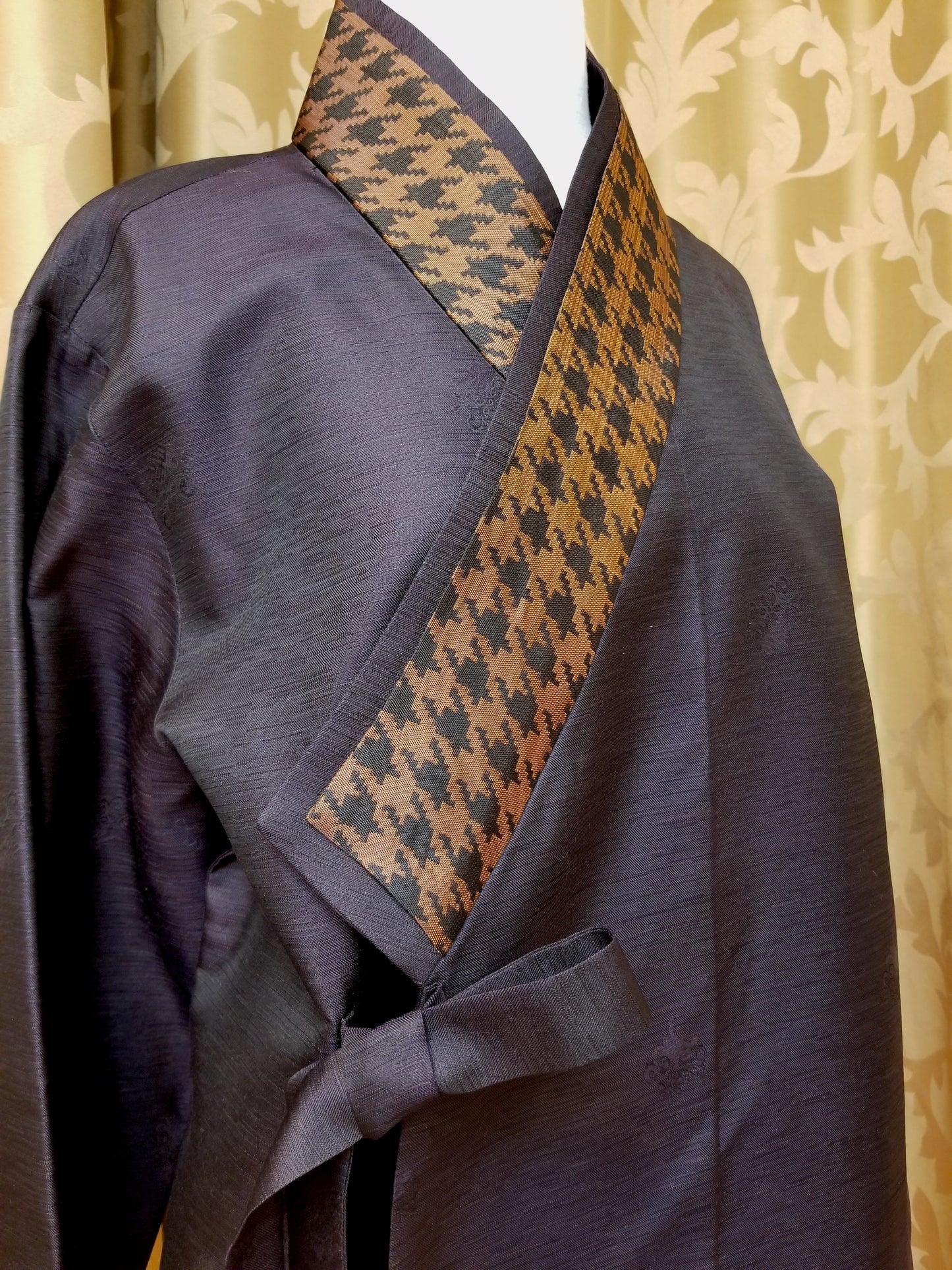 Houndstooth Modern Jeogori Jacket (Black)
