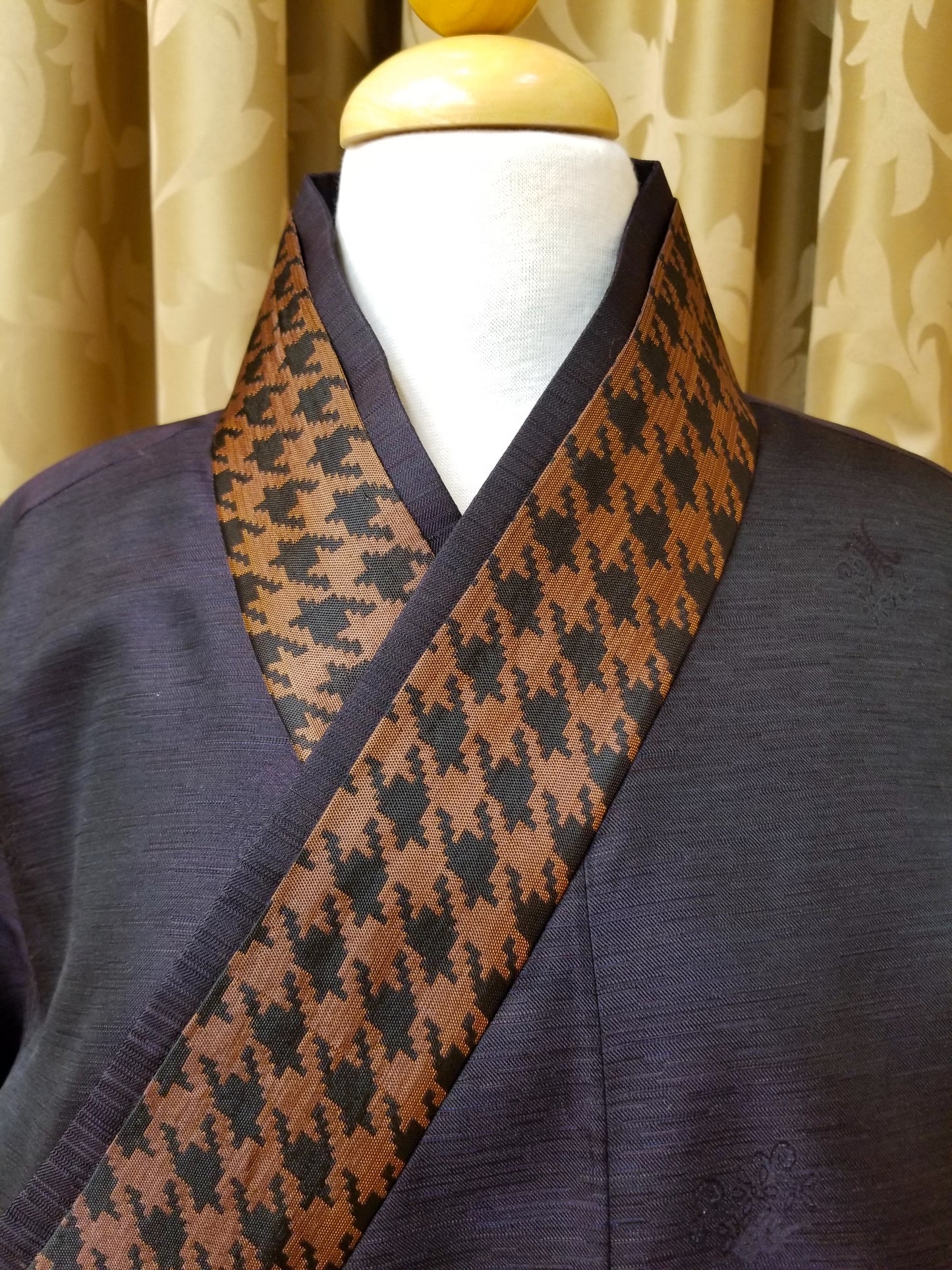 Houndstooth Modern Jeogori Jacket (Black)