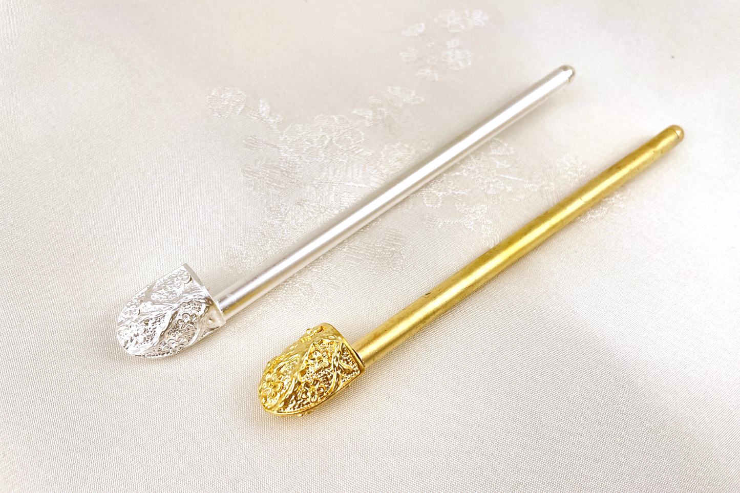 Small Garden Traditional Korean Hair Pin Ornament