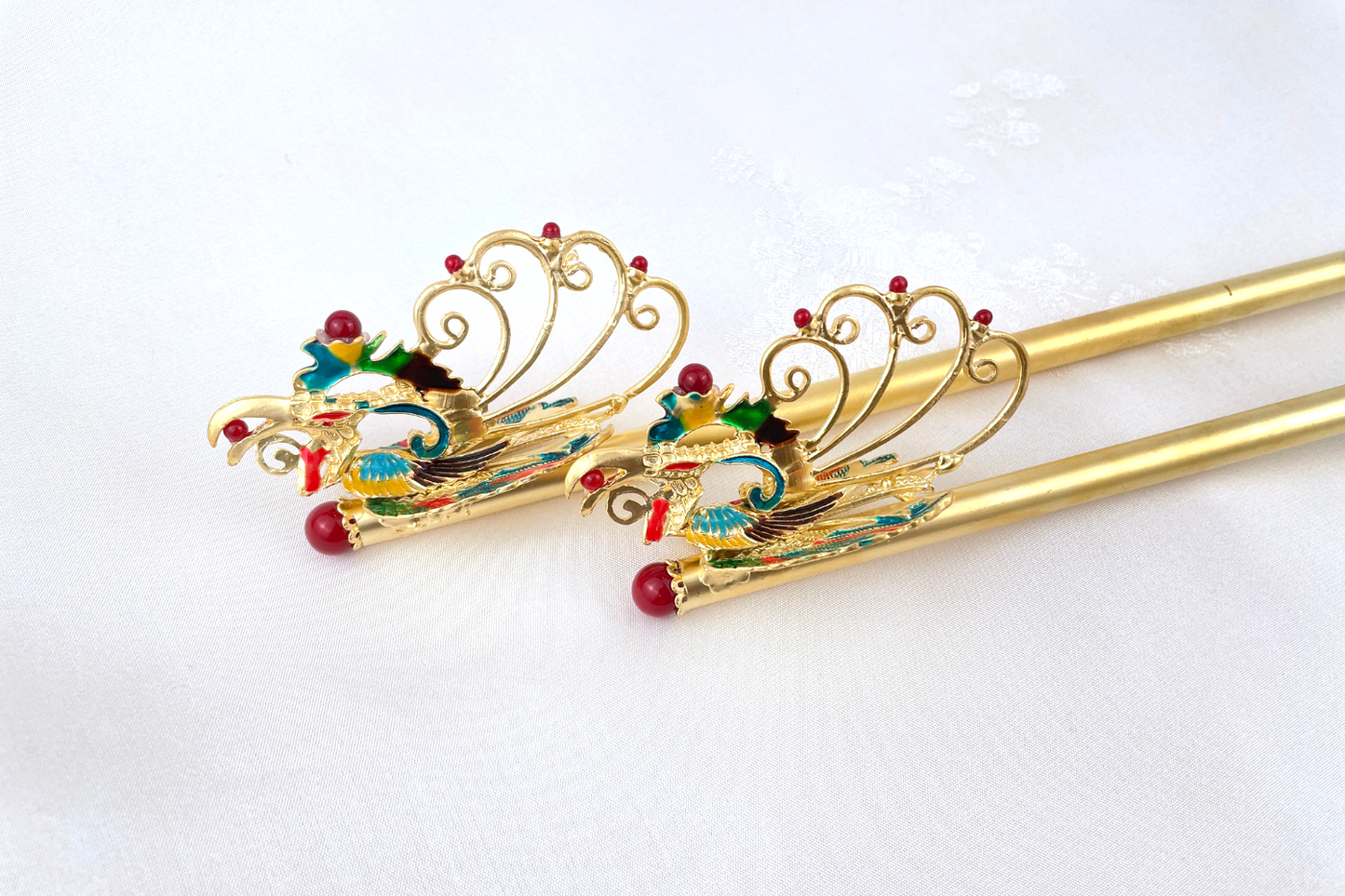 Golden Hour Traditional Korean Hair Pin Ornament