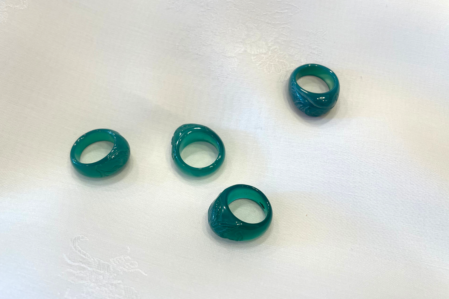 Genuine Green Jade Ring