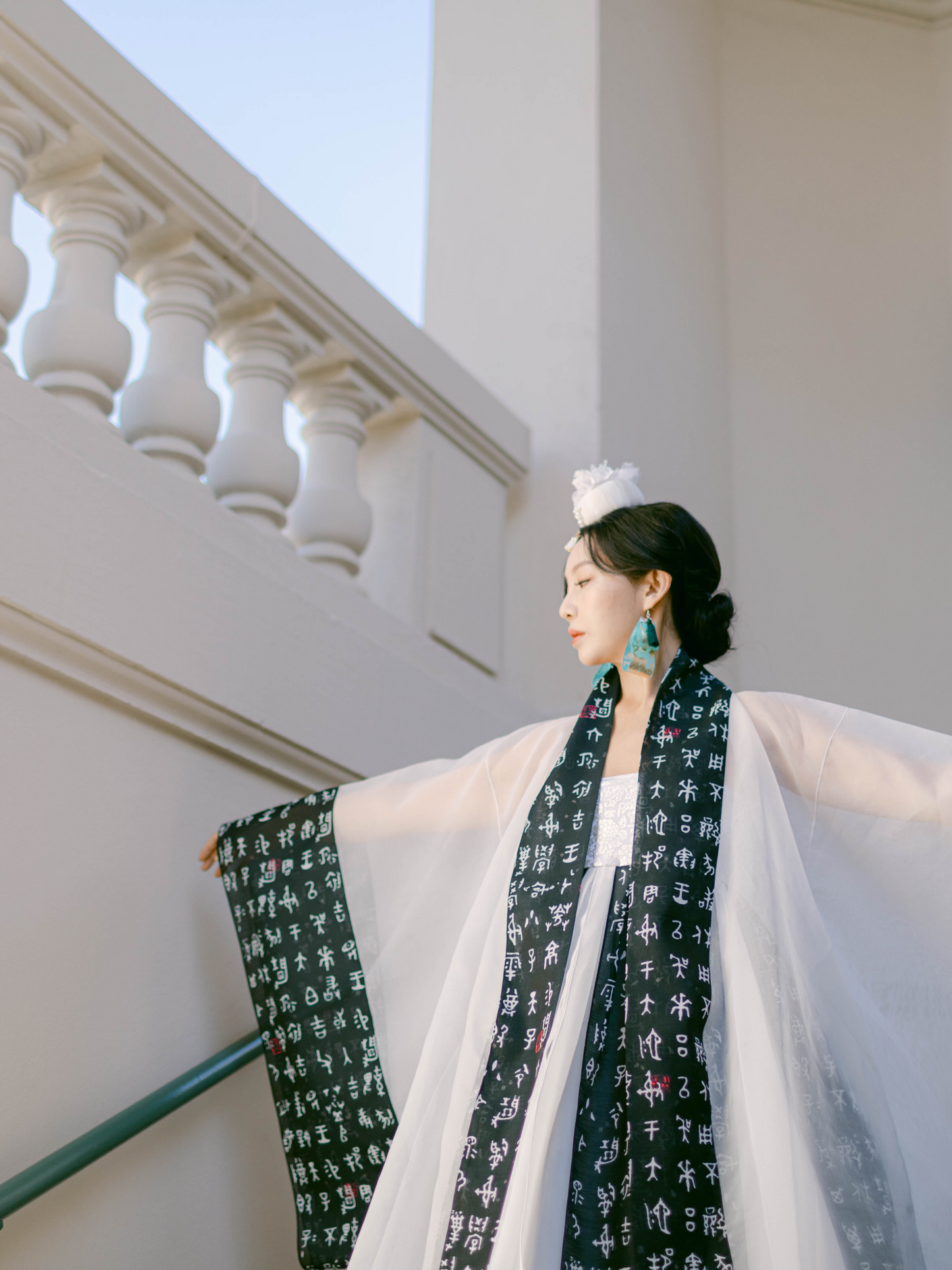 White and Black Robe