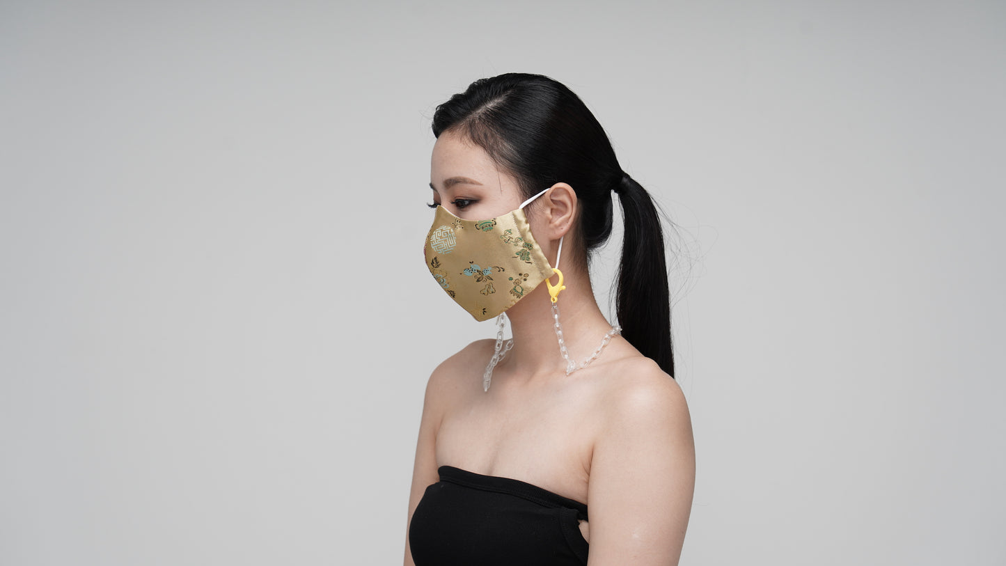 Caramel Satin Mask - LEEHWA WEDDING