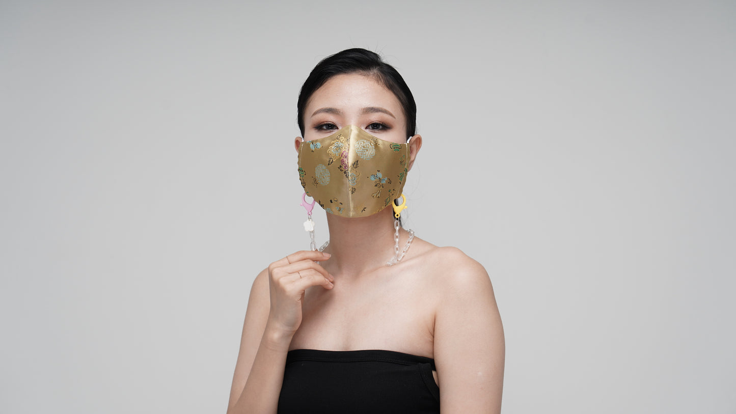 Caramel Satin Mask - LEEHWA WEDDING