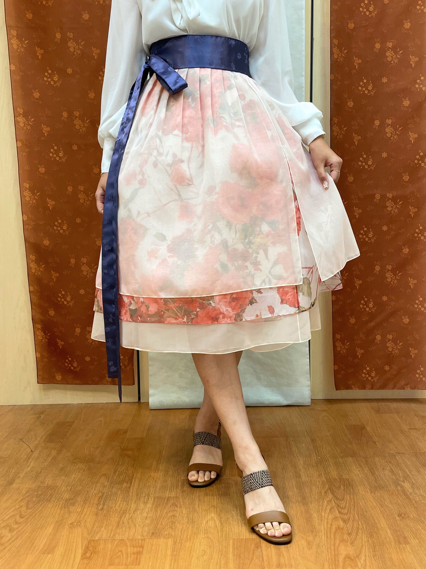 Flower of Jisoo Wrap Skirt