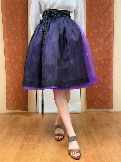Organza Sheer Wrap Skirt