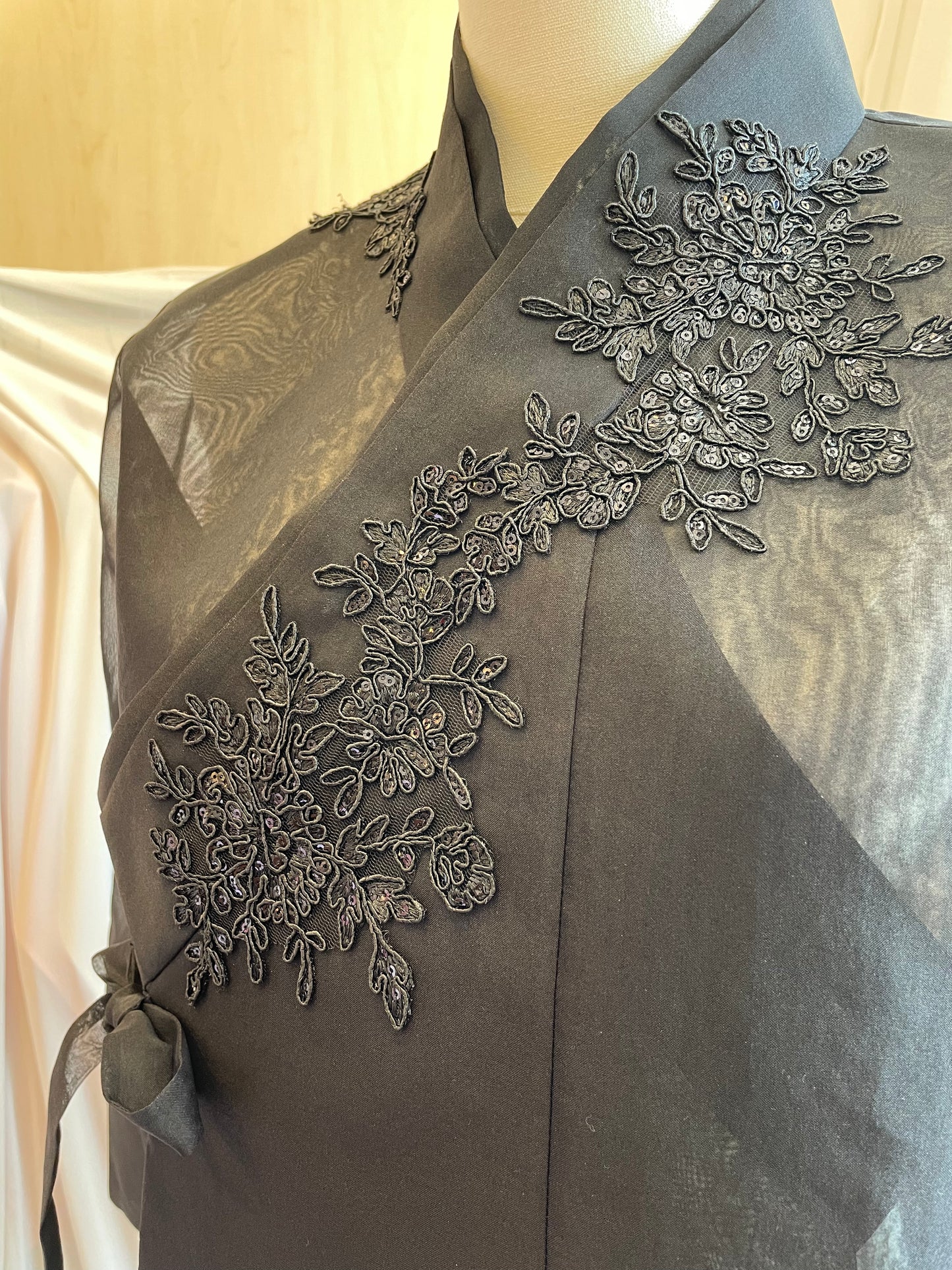 Black Modern Jeogori Jacket