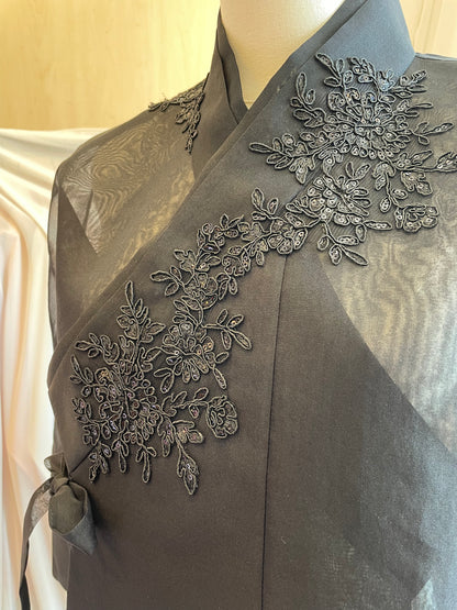 Black Modern Jeogori Jacket