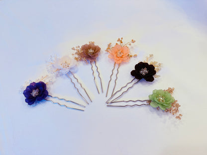 Korean Blossom Floral Hair Pin