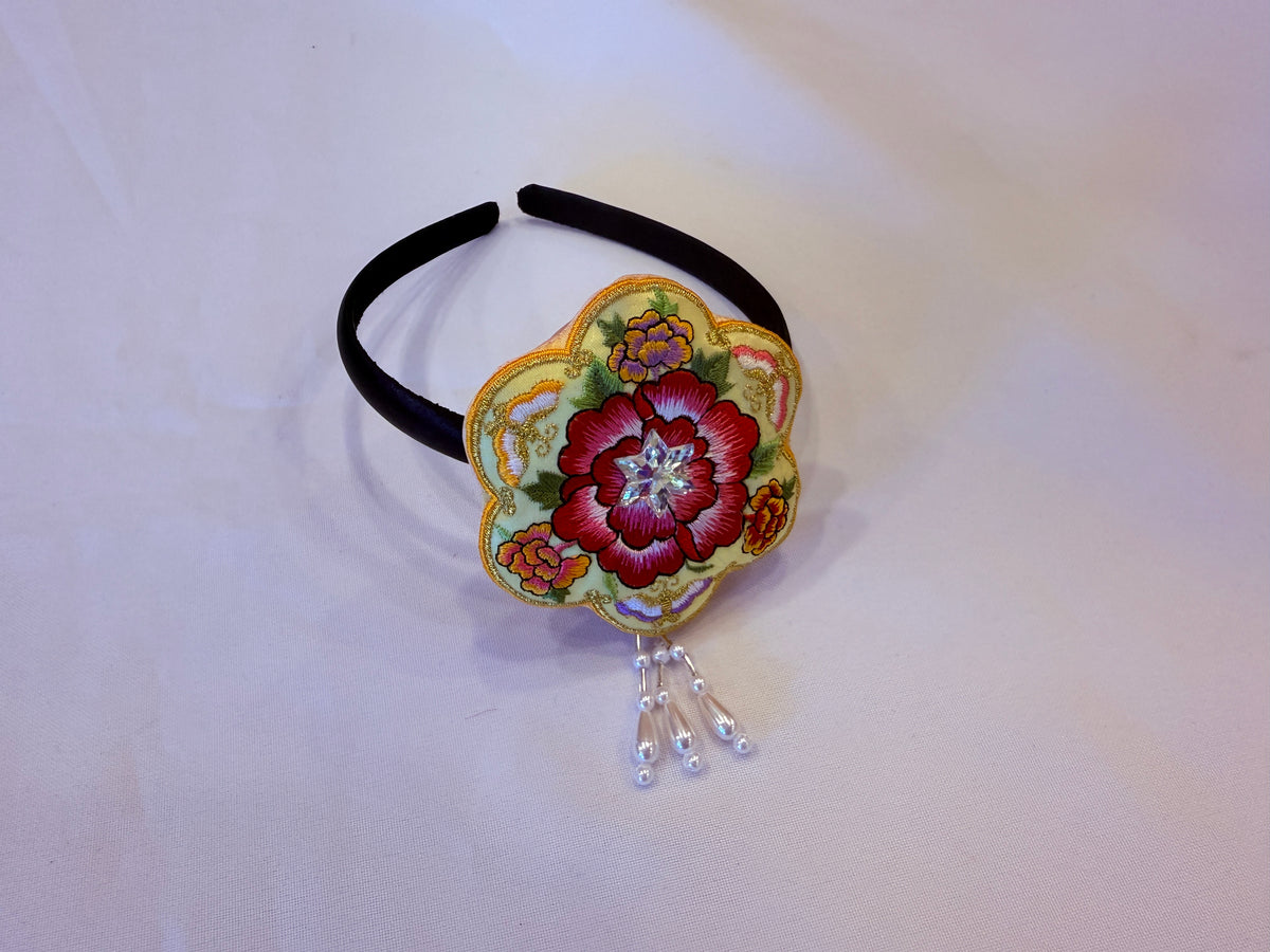 Korean Embroidered Headband
