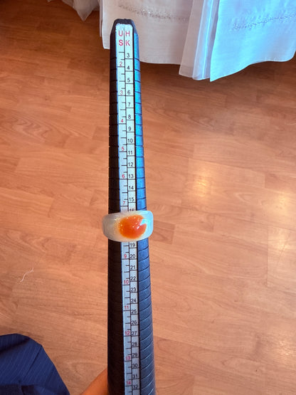 Genuine White Jade Ring - LEEHWA WEDDING