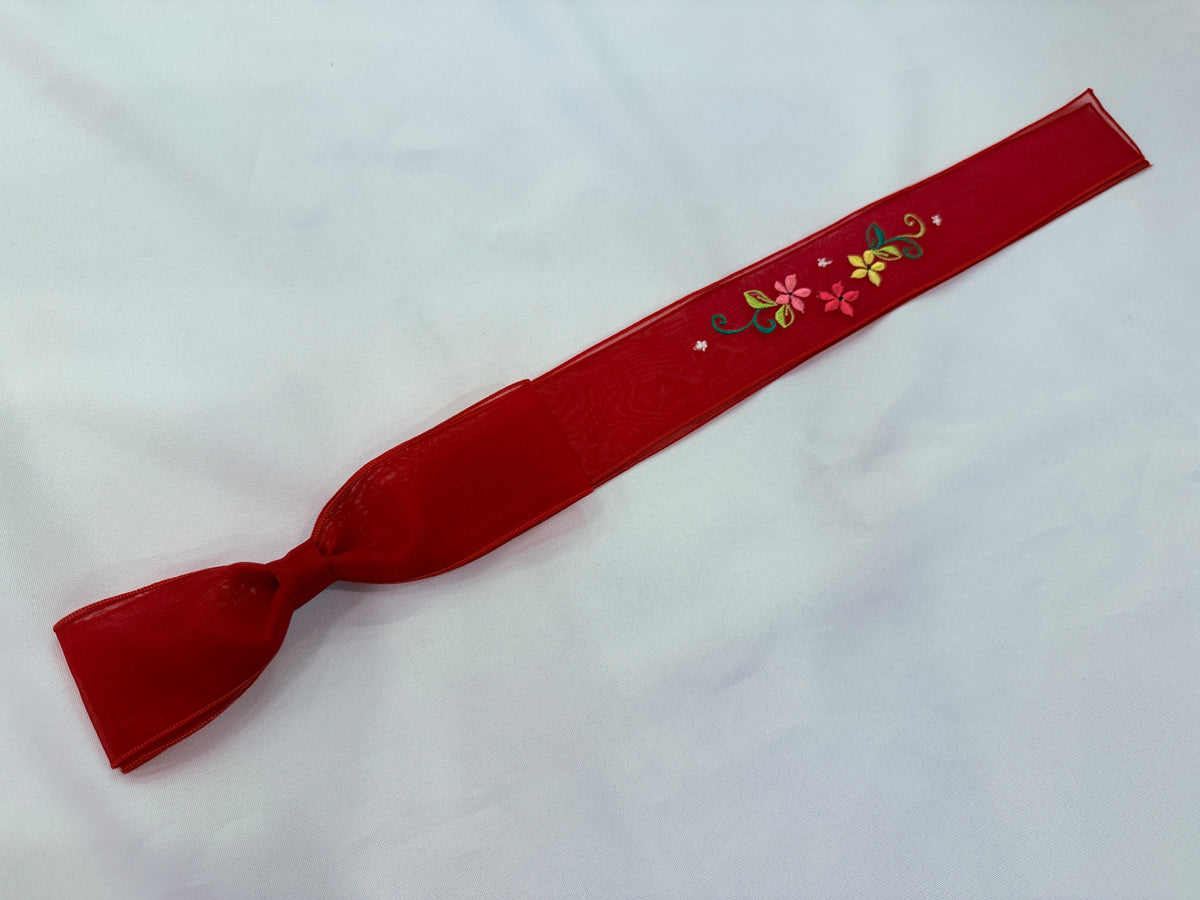 Silk Embroidered Daenggi Hair Pin - LEEHWA WEDDING
