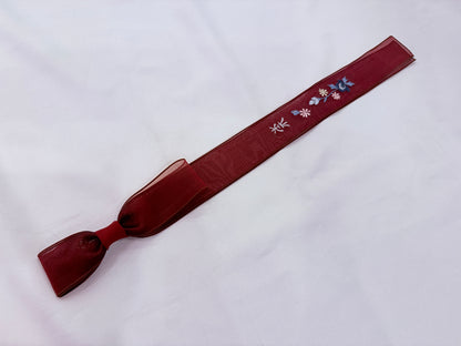 Silk Embroidered Daenggi Hair Pin - LEEHWA WEDDING