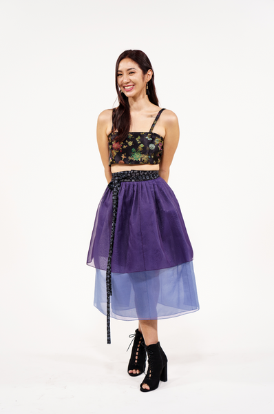 Periwinkle Wrap Skirt