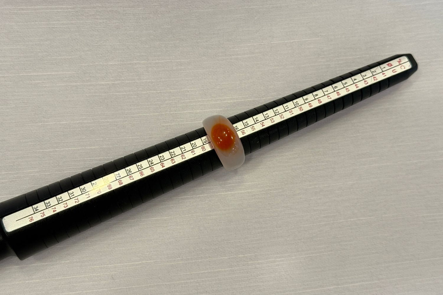 Genuine White Jade Ring