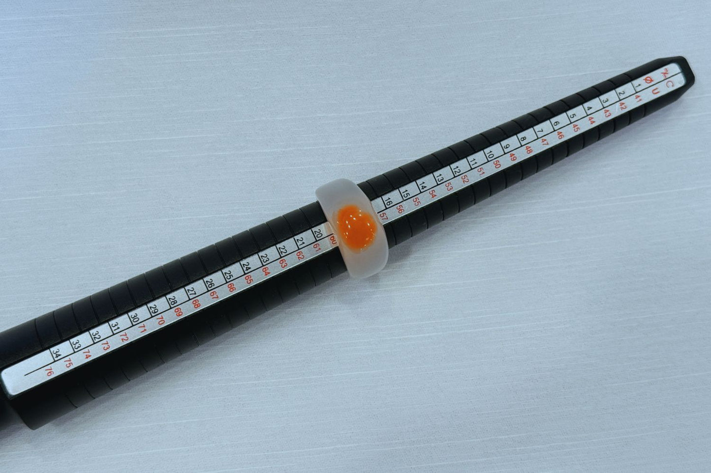 Genuine White Jade Ring