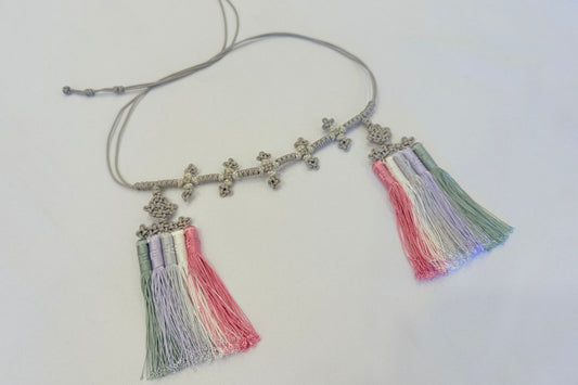 Knot Tassel Silver Doltti