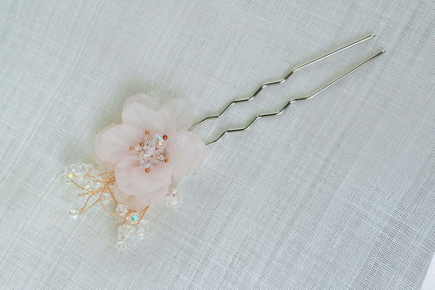 Zinnia Flower Traditional Korean Hair Pin (Pink) – LEEHWA