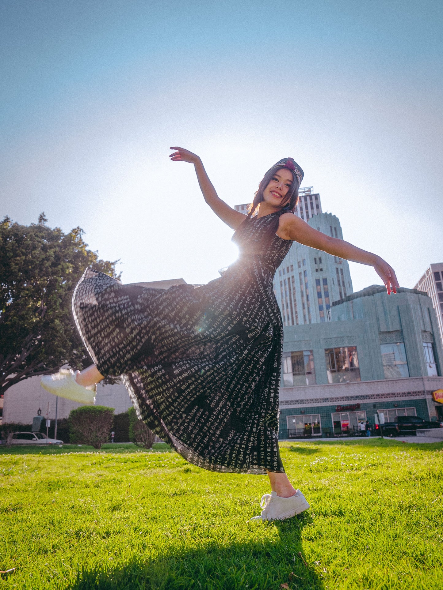 Sejong Convertible Dress and Vest