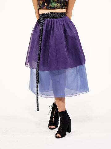 Periwinkle Wrap Skirt