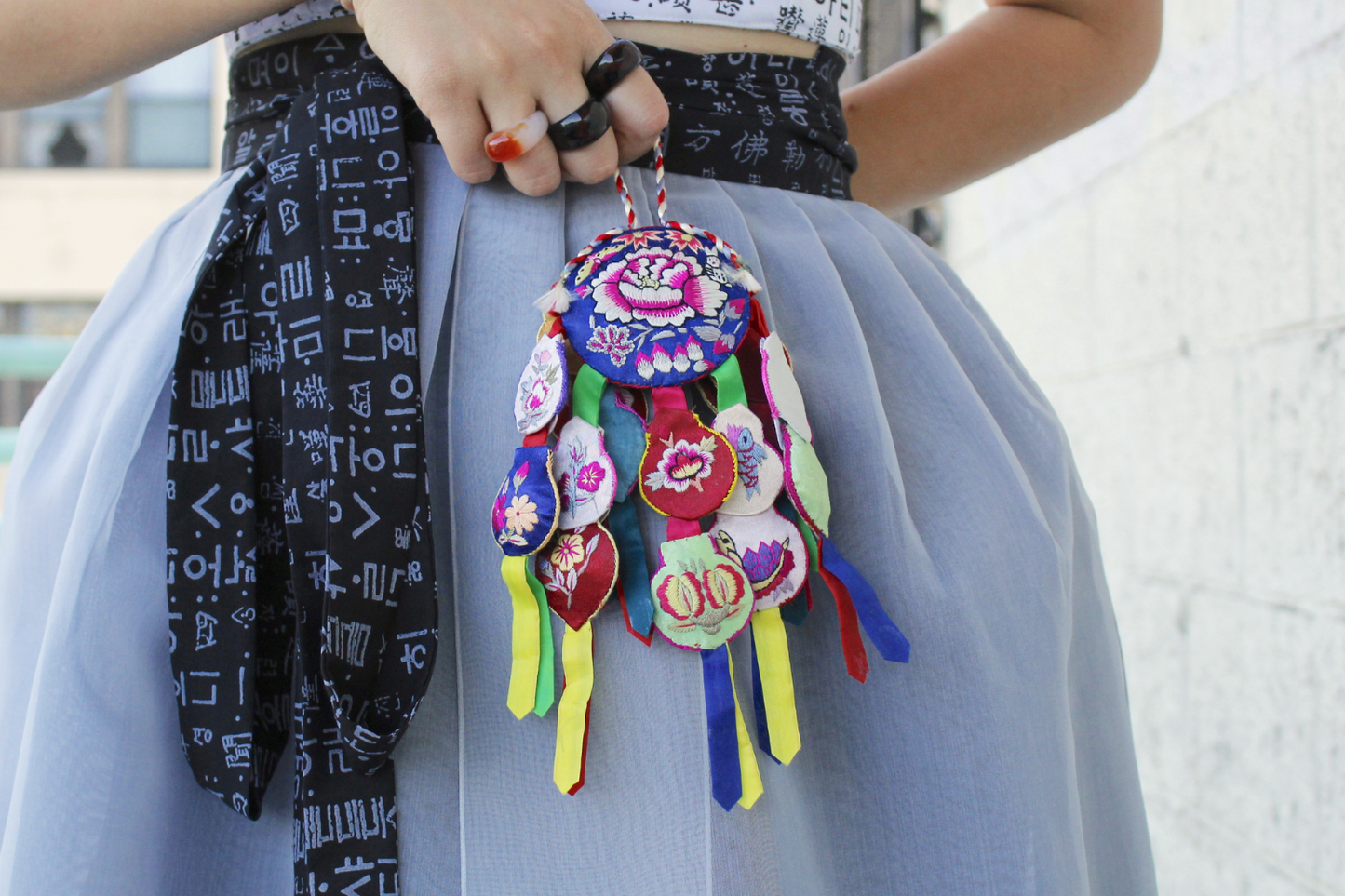Folk Norigae (Black/Blue)