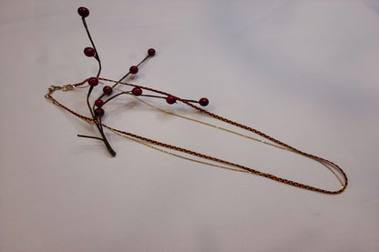 Double Mask Chain with Gold