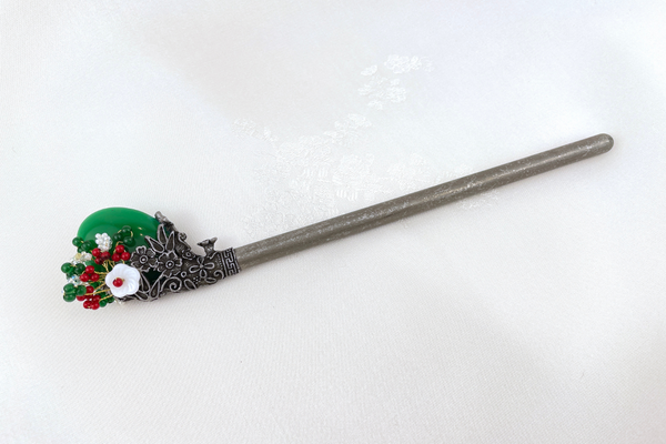 Full Bloom Traditional Korean Hair Pin Ornament