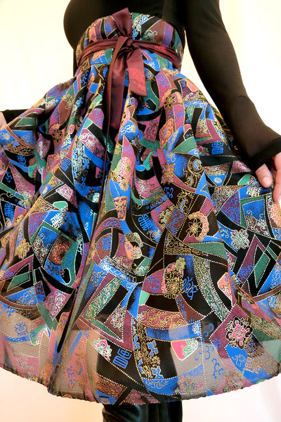 Festival Black Wrap Skirt