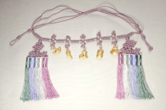 Ornate Tassel and Gold Dol Belt