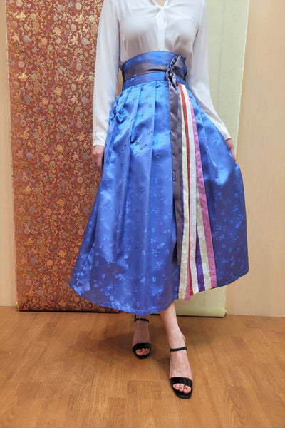 Saekdong Iris Wrap Skirt