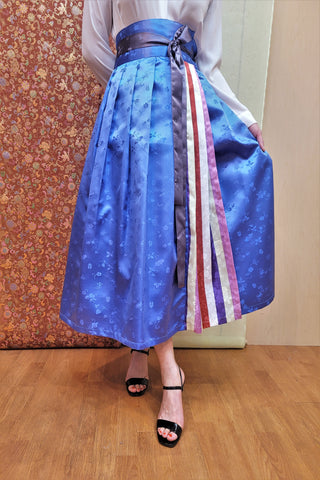 Saekdong Iris Wrap Skirt