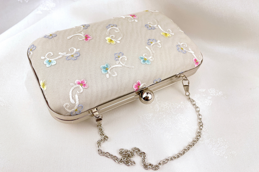 Floral Handmade Clutch Handbag