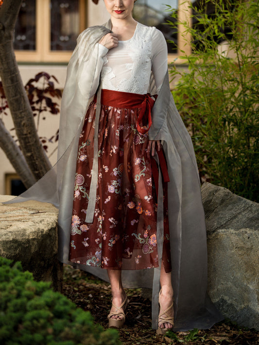 Sheer Skirt Overlay - LEEHWA WEDDING