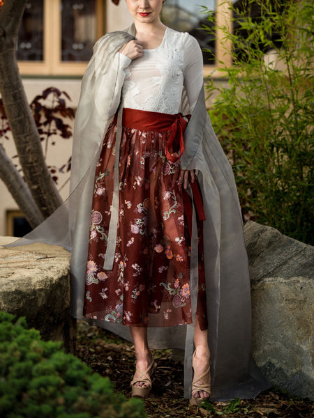 Sheer Skirt Overlay - LEEHWA WEDDING