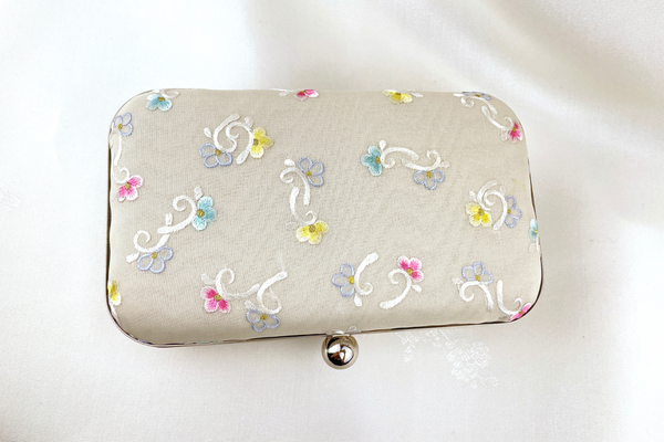 Floral Handmade Clutch Handbag