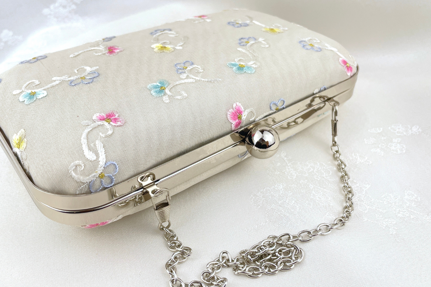 Floral Handmade Clutch Handbag