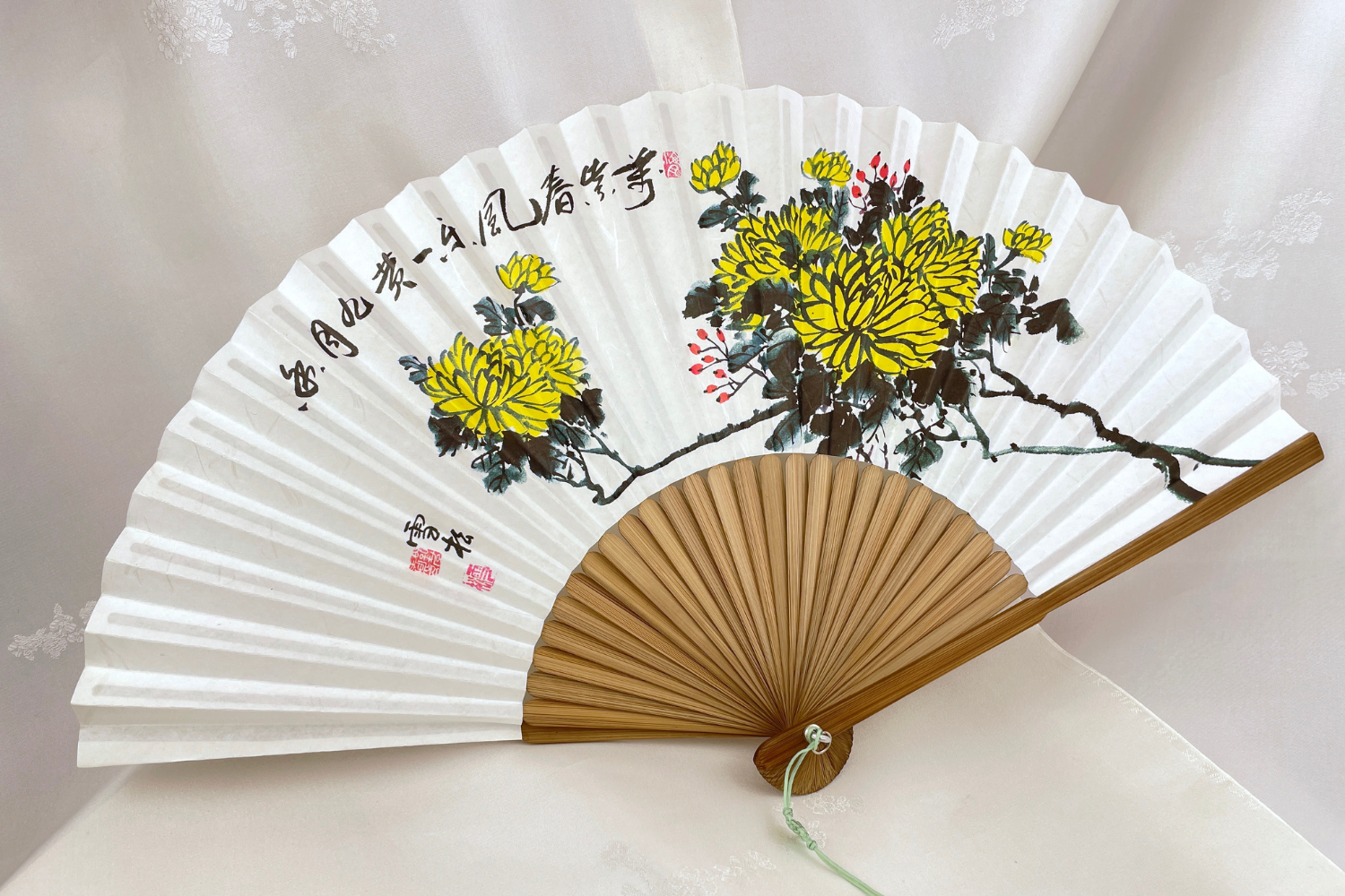 Folded Fan - Floral - LEEHWA WEDDING
