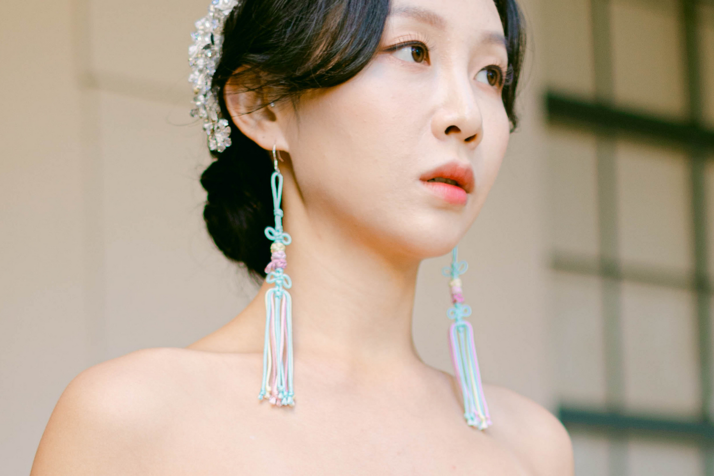 Rainbow Baby Nakji Norigae Earrings