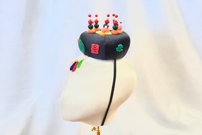 Black Jokduri Traditional Korean Coronet