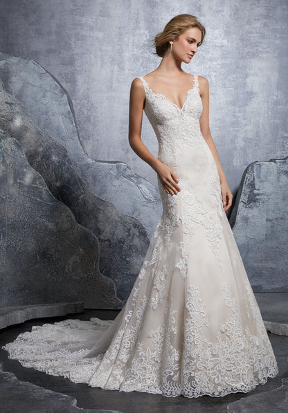 Mori Lee 8218 Krsytal