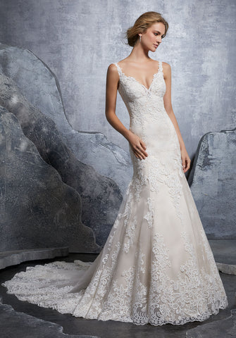 Mori Lee 8218 Krsytal