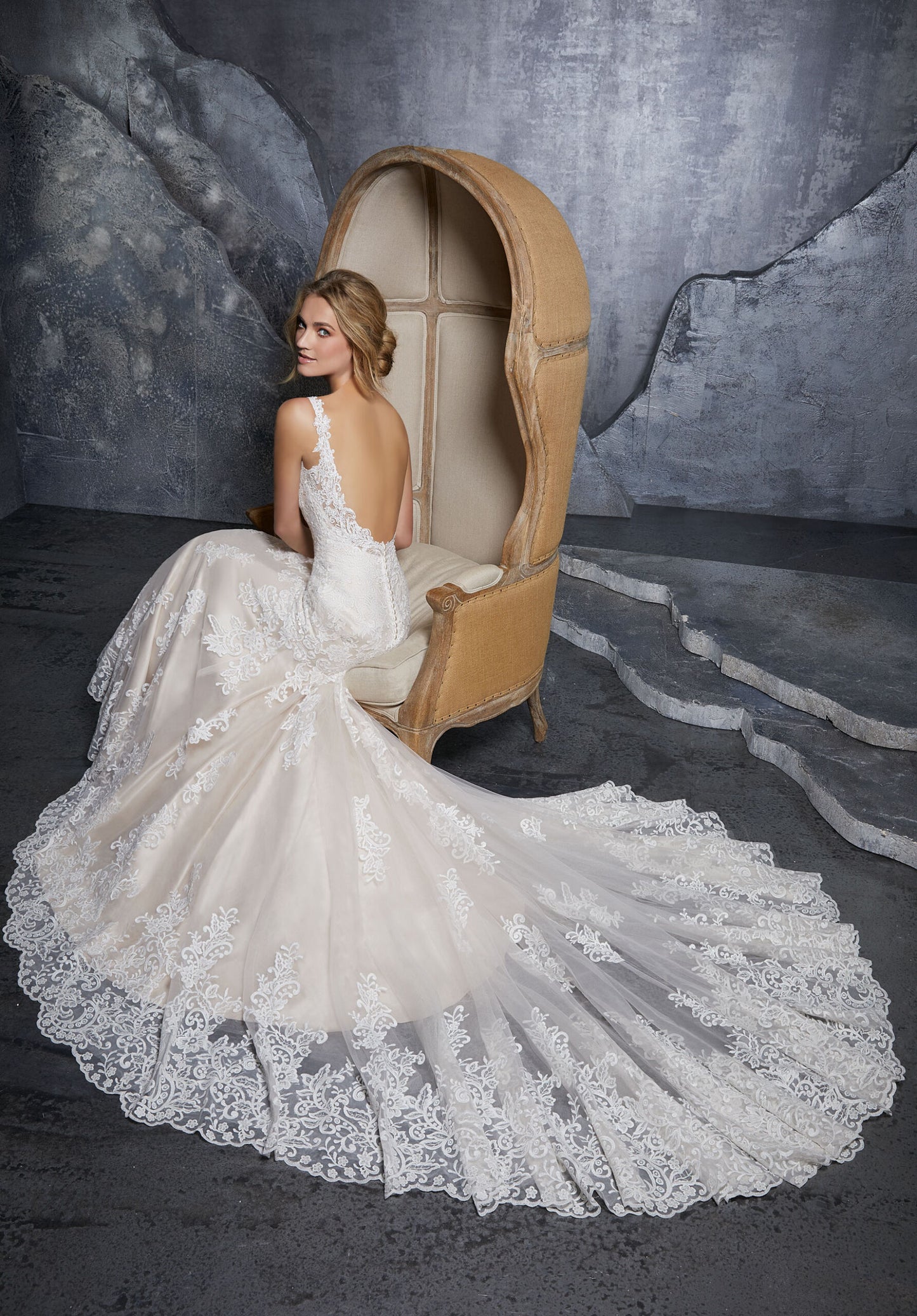 Mori Lee 8218 Krsytal