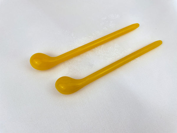 Yellow Minimalist Traditional Korean Hair Pin Ornament